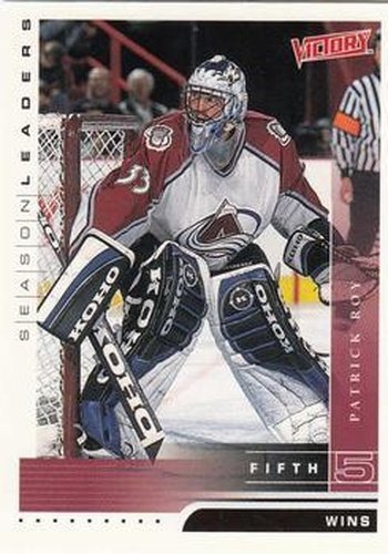 #350 Patrick Roy - Colorado Avalanche - 1999-00 Upper Deck Victory Hockey