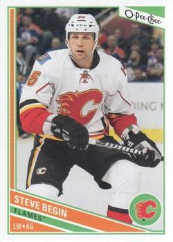 #350 Steve Begin - Calgary Flames - 2013-14 O-Pee-Chee Hockey