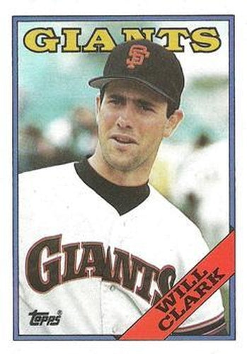 #350 Will Clark - San Francisco Giants - 1988 Topps Baseball