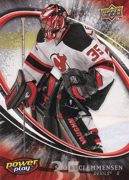 #350 Scott Clemmensen - New Jersey Devils - 2008-09 Upper Deck Power Play Box Set Hockey