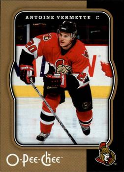 #350 Antoine Vermette - Ottawa Senators - 2007-08 O-Pee-Chee Hockey