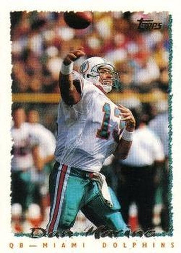 #350 Dan Marino - Miami Dolphins - 1995 Topps Football