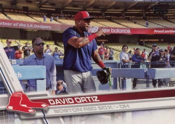 #350g David Ortiz - Boston Red Sox - 2017 Topps Baseball