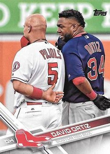 #350k David Ortiz - Boston Red Sox - 2017 Topps Baseball