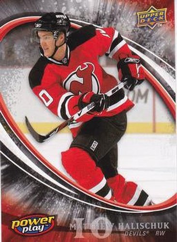 #351 Matthew Halischuk - New Jersey Devils - 2008-09 Upper Deck Power Play Box Set Hockey