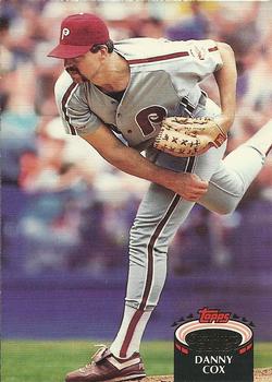 #351 Danny Cox - Philadelphia Phillies - 1992 Stadium Club Baseball