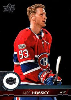 #351 Ales Hemsky - Montreal Canadiens - 2017-18 Upper Deck Hockey