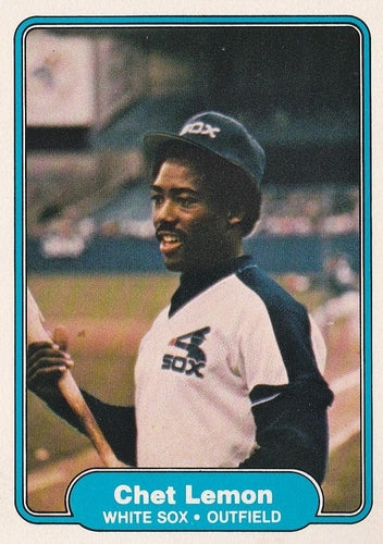 #351 Chet Lemon - Chicago White Sox - 1982 Fleer Baseball