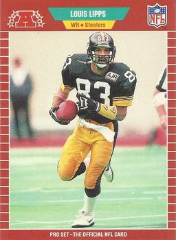 351 Louis Lipps - Pittsburgh Steelers - 1989 Pro Set Football – Isolated  Cards