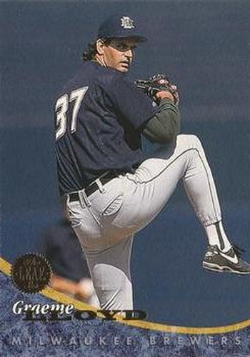 #351 Graeme Lloyd - Milwaukee Brewers - 1994 Leaf Baseball