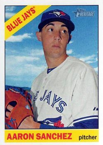 #351 Aaron Sanchez - Toronto Blue Jays - 2015 Topps Heritage Baseball