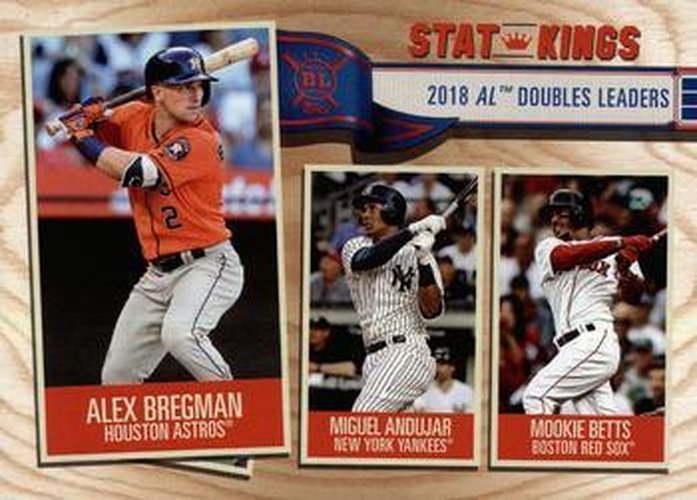 #351 Alex Bregman / Miguel Andujar / Mookie Betts - Houston Astros / New York Yankees / Boston Red Sox - 2019 Topps Big League Baseball