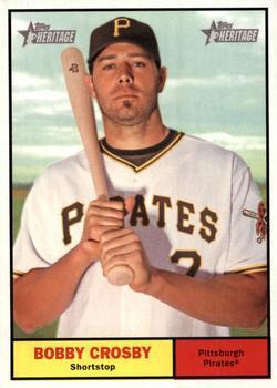 #351 Bobby Crosby - Pittsburgh Pirates - 2010 Topps Heritage Baseball