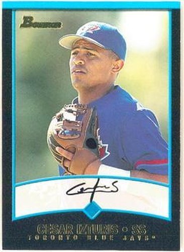 #351 Cesar Izturis - Toronto Blue Jays - 2001 Bowman Baseball
