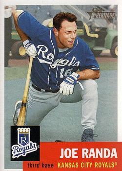 #351 Joe Randa - Kansas City Royals - 2002 Topps Heritage Baseball