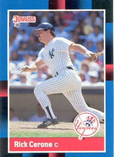 #351 Rick Cerone - New York Yankees - 1988 Donruss Baseball