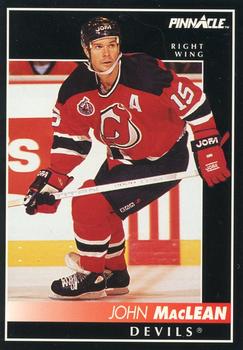 #351 John MacLean - New Jersey Devils - 1992-93 Pinnacle Canadian Hockey