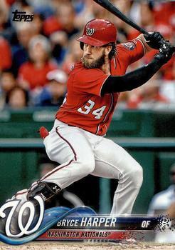 #351 Bryce Harper - Washington Nationals - 2018 Topps Baseball