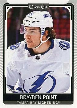 #351b Brayden Point - Head Shot - Tampa Bay Lightning - 2021-22 O-Pee-Chee Hockey