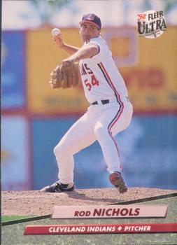 #352 Rod Nichols - Cleveland Indians - 1992 Ultra Baseball