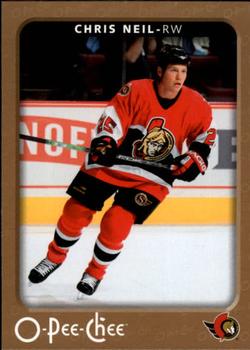 #352 Chris Neil - Ottawa Senators - 2006-07 O-Pee-Chee Hockey