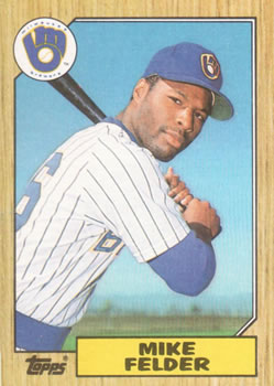 10 Cecil Cooper - Milwaukee Brewers - 1987 Topps Baseball