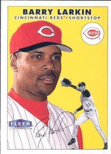 #352 Barry Larkin - Cincinnati Reds - 2000 Fleer Tradition Baseball