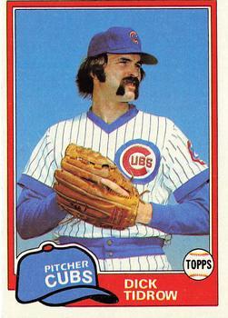 #352 Dick Tidrow - Chicago Cubs - 1981 Topps Baseball