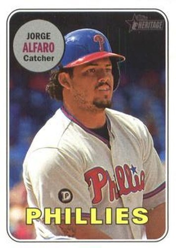 #352 Jorge Alfaro - Philadelphia Phillies - 2018 Topps Heritage Baseball