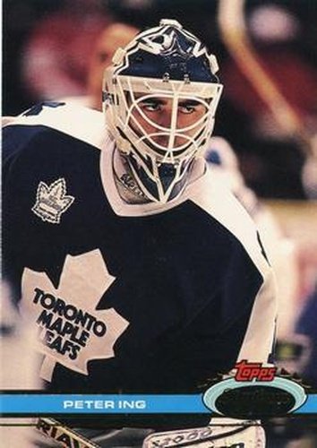 #352 Peter Ing - Toronto Maple Leafs - 1991-92 Stadium Club Hockey