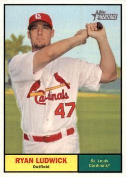 #352 Ryan Ludwick - St. Louis Cardinals - 2010 Topps Heritage Baseball
