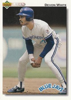#352 Devon White - Toronto Blue Jays - 1992 Upper Deck Baseball