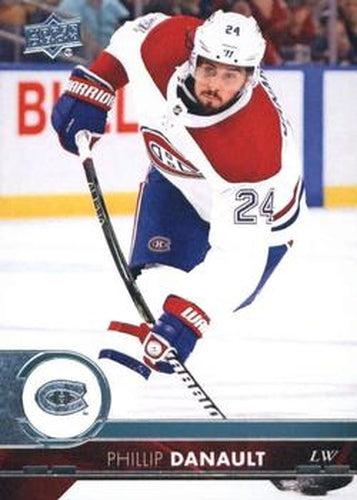 #352 Phillip Danault - Montreal Canadiens - 2017-18 Upper Deck Hockey