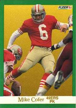 #353 Mike Cofer - San Francisco 49ers - 1991 Fleer Football