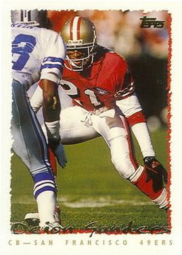 #353 Deion Sanders - San Francisco 49ers - 1995 Topps Football