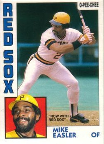 #353 Mike Easler - Boston Red Sox - 1984 O-Pee-Chee Baseball