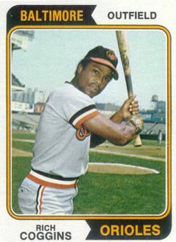 #353 Rich Coggins - Baltimore Orioles - 1974 Topps Baseball