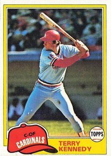 #353 Terry Kennedy - St. Louis Cardinals - 1981 Topps Baseball