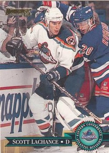 #353 Scott Lachance - New York Islanders - 1995-96 Donruss Hockey
