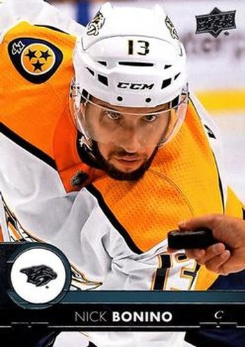 #354 Nick Bonino - Nashville Predators - 2017-18 Upper Deck Hockey