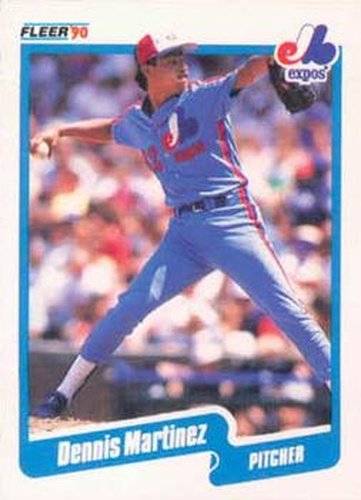 #354 Dennis Martinez - Montreal Expos - 1990 Fleer USA Baseball