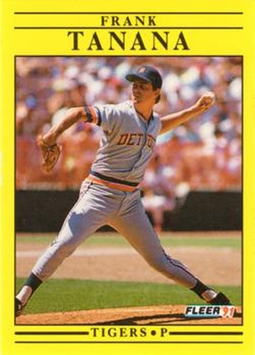 #354 Frank Tanana - Detroit Tigers - 1991 Fleer Baseball