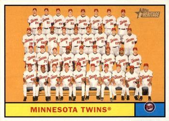 #354 Minnesota Twins - Minnesota Twins - 2010 Topps Heritage Baseball