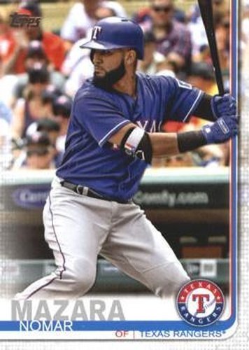 #354 Nomar Mazara - Texas Rangers - 2019 Topps Baseball