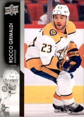 #354 Rocco Grimaldi - Nashville Predators - 2021-22 Upper Deck Hockey