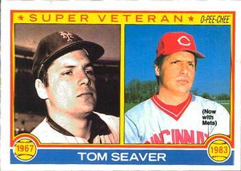 #354 Tom Seaver - New York Mets / Cincinnati Reds - 1983 O-Pee-Chee Baseball