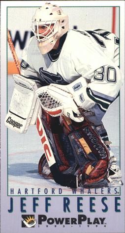 #355 Jeff Reese - Hartford Whalers - 1993-94 Fleer PowerPlay Hockey