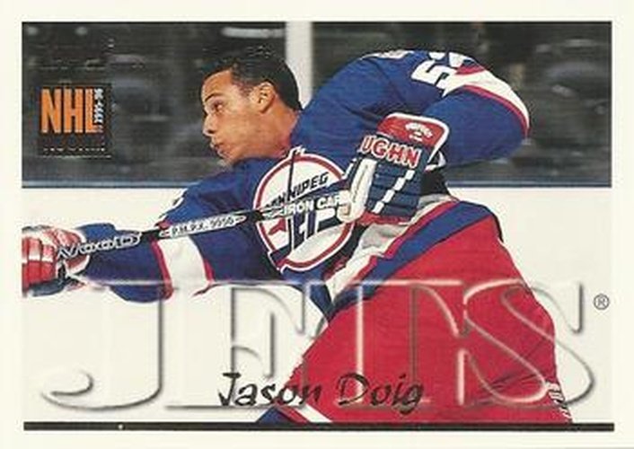 #355 Jason Doig - Winnipeg Jets - 1995-96 Topps Hockey