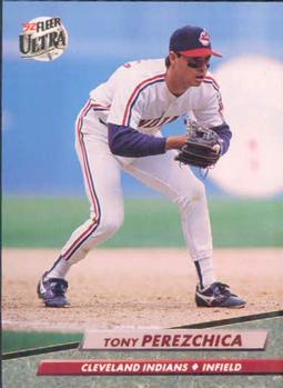 #355 Tony Perezchica - Cleveland Indians - 1992 Ultra Baseball
