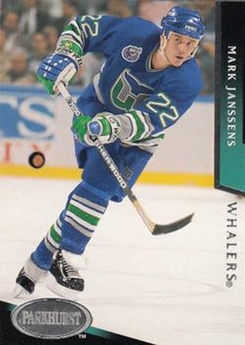 #355 Mark Janssens - Hartford Whalers - 1993-94 Parkhurst Hockey